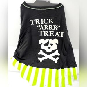 3/$20 Pirate Dog Costume - Black and White